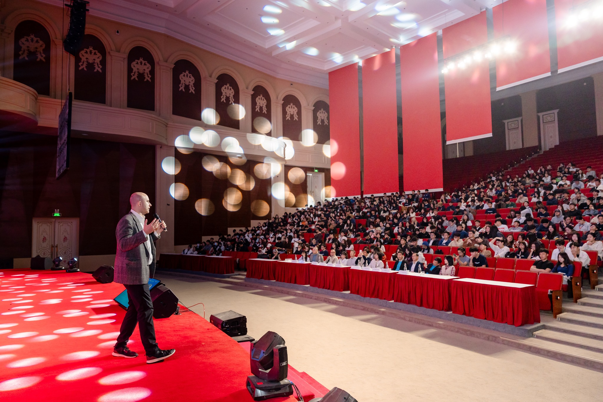 Leadership Bootcamp auditorium session at VinUniversity.